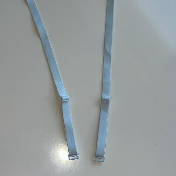 Maidenform Light Blue Lace Underwire Padded Bra Adjustable Straps Size 40C - Picture 11 of 11